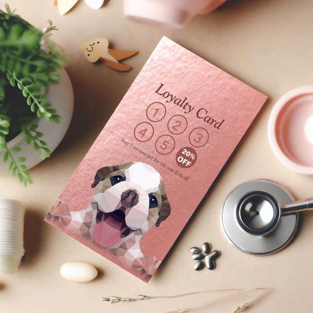 Djuromsorga Sitta Bathing & Grooming Loyalty Slår Lojalitetskort (Skapare uppladdad)