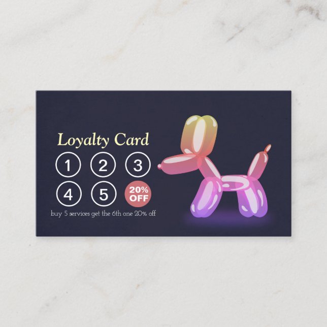 Djuromsorga Sitta Bathing & Grooming Loyalty Slår Lojalitetskort (Framsida)