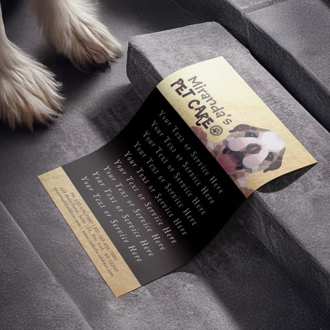 Djuromsorga Sitta Bathing Grooming Salon Food Shop Reklamblad (Skapare uppladdad)