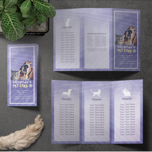 Djuromsorga Sitta Grooming Salon Tri-Fold Brochure