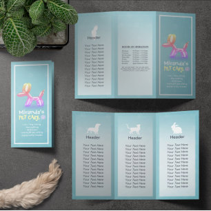 Djuromsorga Sitta Grooming Salon Tri-Fold Brochure