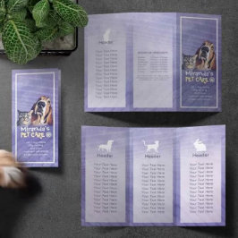 Djuromsorga Sitta Grooming Salon Tri-Fold Brochure