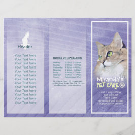 Djuromsorga Sitta Grooming Salon Tri-Fold Brochure