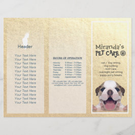 Djuromsorga Sitta Grooming Salon Tri-Fold Brochure
