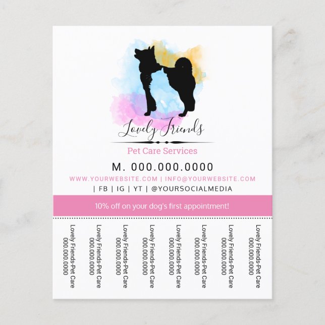 Djuromsorga tjänster/Sitta (Framsida)