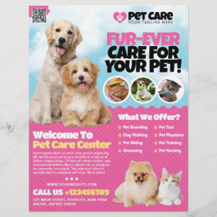 Djuromsorgt/Pet Hotel Reklamblad