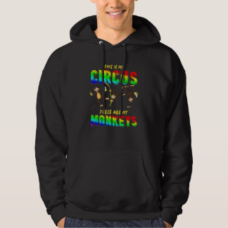 Djurpark Djur Detta Är Min Cirkus Dessa Är Mina Ap Hoodie