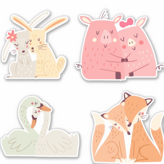 djurpark, ställ in dekal (Framsida)