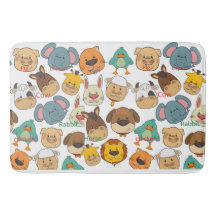 Djurparker för djuruppfödning i mönster, färgade s