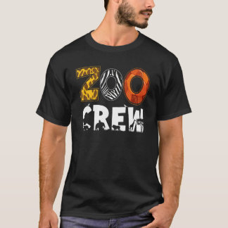 Djurparksbesättning Djurtryck För Djurparksarbetar T Shirt