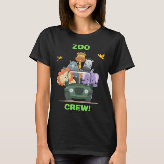 Djurparksdag & söt djurparksbesättning t shirt