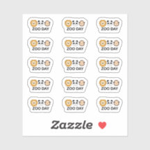 Djurparksdagpåminnelse Söt Vilda Djur Besöksplaner