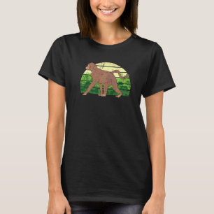 Djurparksdjur  Djungelschimpans Retroapa T Shirt