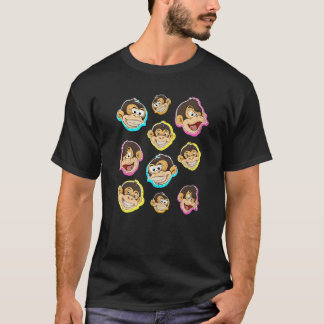 Djurparksdjur Schimpans Söt apa T Shirt