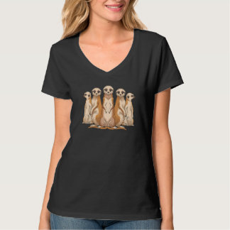Djurparksdjur Söta Surikater Afrika Safari Surikat T Shirt