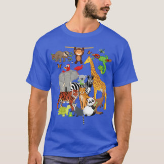 Djurparksdjur Vilda djur-fest Djurparksdagen 26 Dj T Shirt