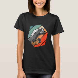 Djurparksföreståndare Bikupor Retro Hexa Djurparks T Shirt