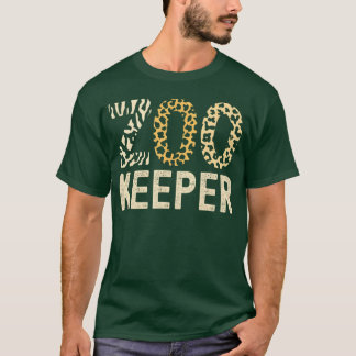 Djurparksföreståndare Zoo Djur Safari Djurparksför T Shirt