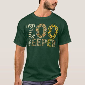 Djurparksföreståndare Zoo Djur Safari Djurparksför T Shirt