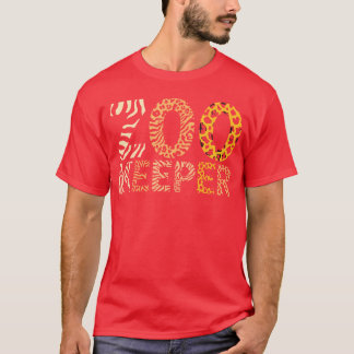 Djurparksuppassare Zoo-djur Safari djurparksuppass T Shirt