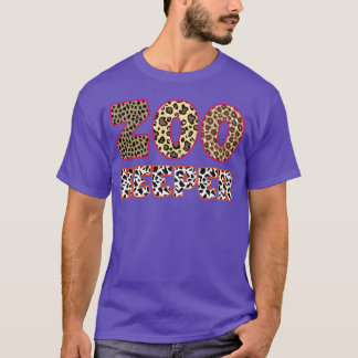 Djurparksvakt Afrikanska Djur ZebraGiraff tjej T Shirt