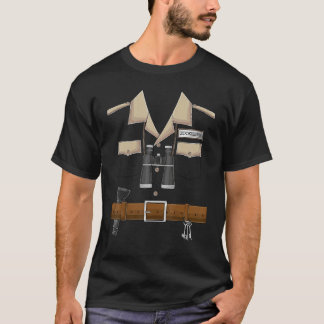 Djurparksvårdare Halloween-kostym DIY Safari Zoo-v T Shirt