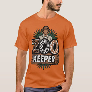 Djurparksvårdare kostym kvinnor safari Halloween-f T Shirt