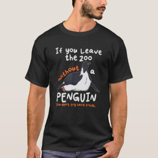 Djurparksvårdare Zoolog Om Du Lämnar Djurparken Ut T Shirt