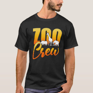 Djurparkszoologiska trädgårdens djurpark Zoo Crew T Shirt