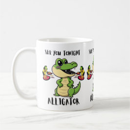 Djurparty Alligator Kaffemugg