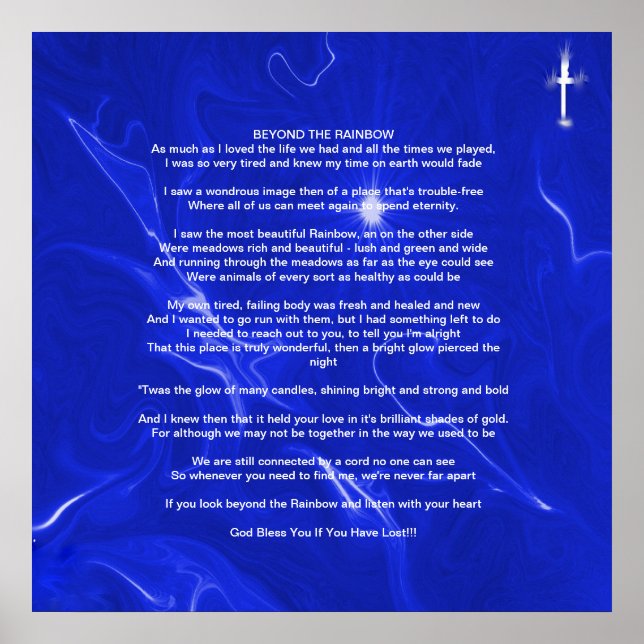 DJURPRAYER EFTER FÖRLUST POSTER (Framsidan)