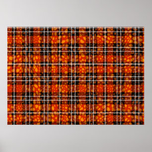 Djurprickar Play Mix Mönster Seamless Art Fabric Poster