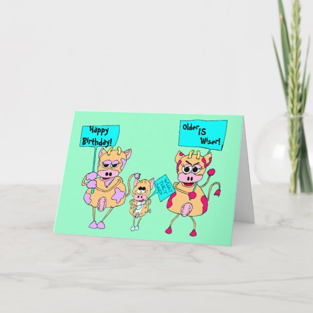 Djurprotesterande, Grattis på födelsedagen! Kort (Framsida)
