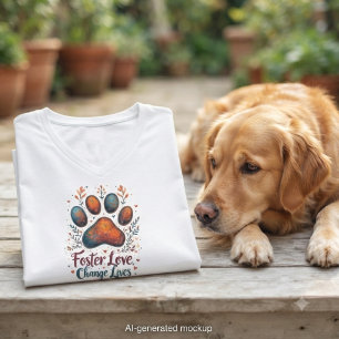 DjurRäddning Foster Kärlek Förändrar Liv Tassavtry T Shirt