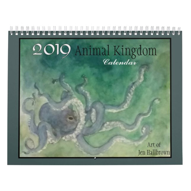 Djurriketkalender 2019 kalender (Omslag)