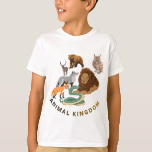 Djurrikets barnt-shirt t shirt