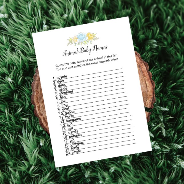 Djurs Barn namn Boy-Nalle Card Program (Skapare uppladdad)