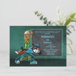 Djurs Födelsedagsfest Inbjudningar