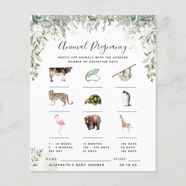 Djurs Gravid | Barnstödsspel (Framsida)