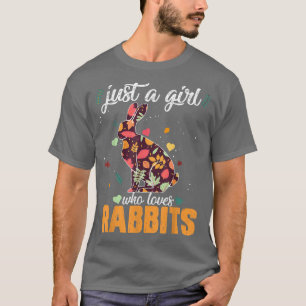 Djurs vild Forest Just Girl Kärlek Rabbits Aut T Shirt