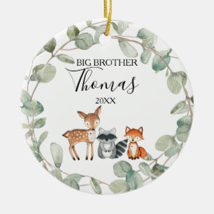 Djurskog Big Brother-julklapp Ornament