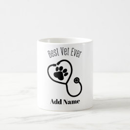 Djurskötseldesign för kompassionerade veterinärmed kaffemugg