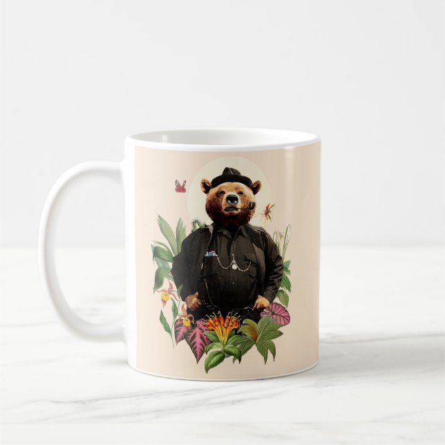 DJURSKYDD AV finare BEAR Kaffemugg (Vänster)