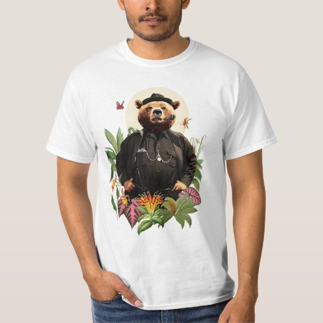 DJURSKYDD AV finare BEAR T Shirt (Framsida)