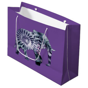 Djurskydd - Elephant Silhouette Fractal 2