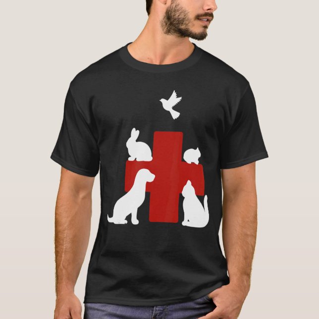 Djurskydd för sällskapsdjur: Djurskydd T Shirt (Framsida)