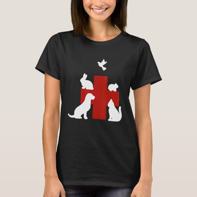 Djurskydd för sällskapsdjur: Djurskydd T Shirt (Framsida)