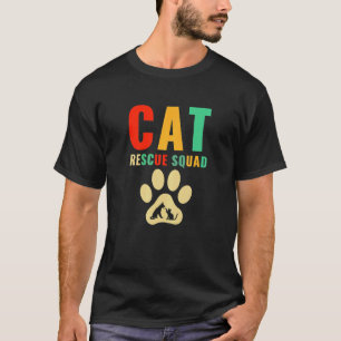 Djurskydd Katt Rädding fyrkant T Shirt