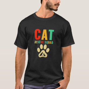 Djurskydd Katt Rädding fyrkant T Shirt