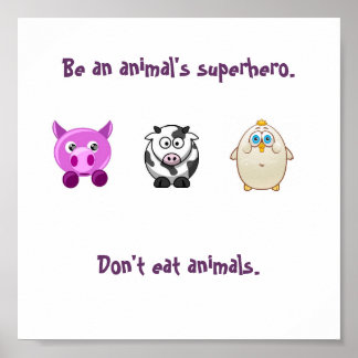 Djursuperhjälten Poster